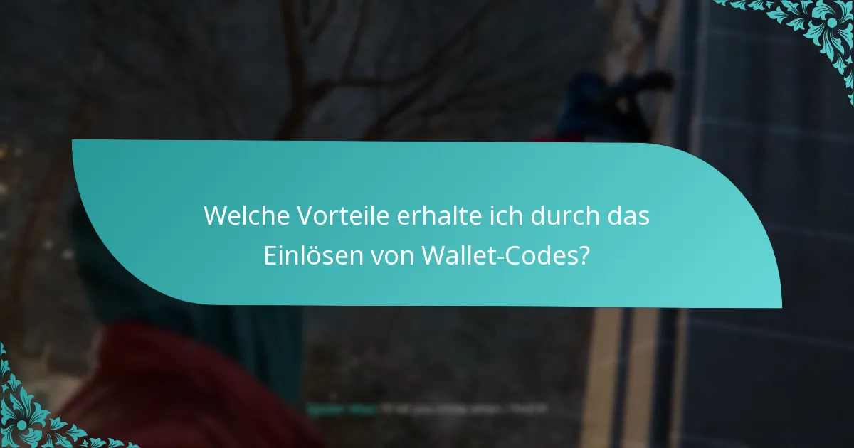 Welche Vorteile erhalte ich durch das Einlösen von Wallet-Codes?